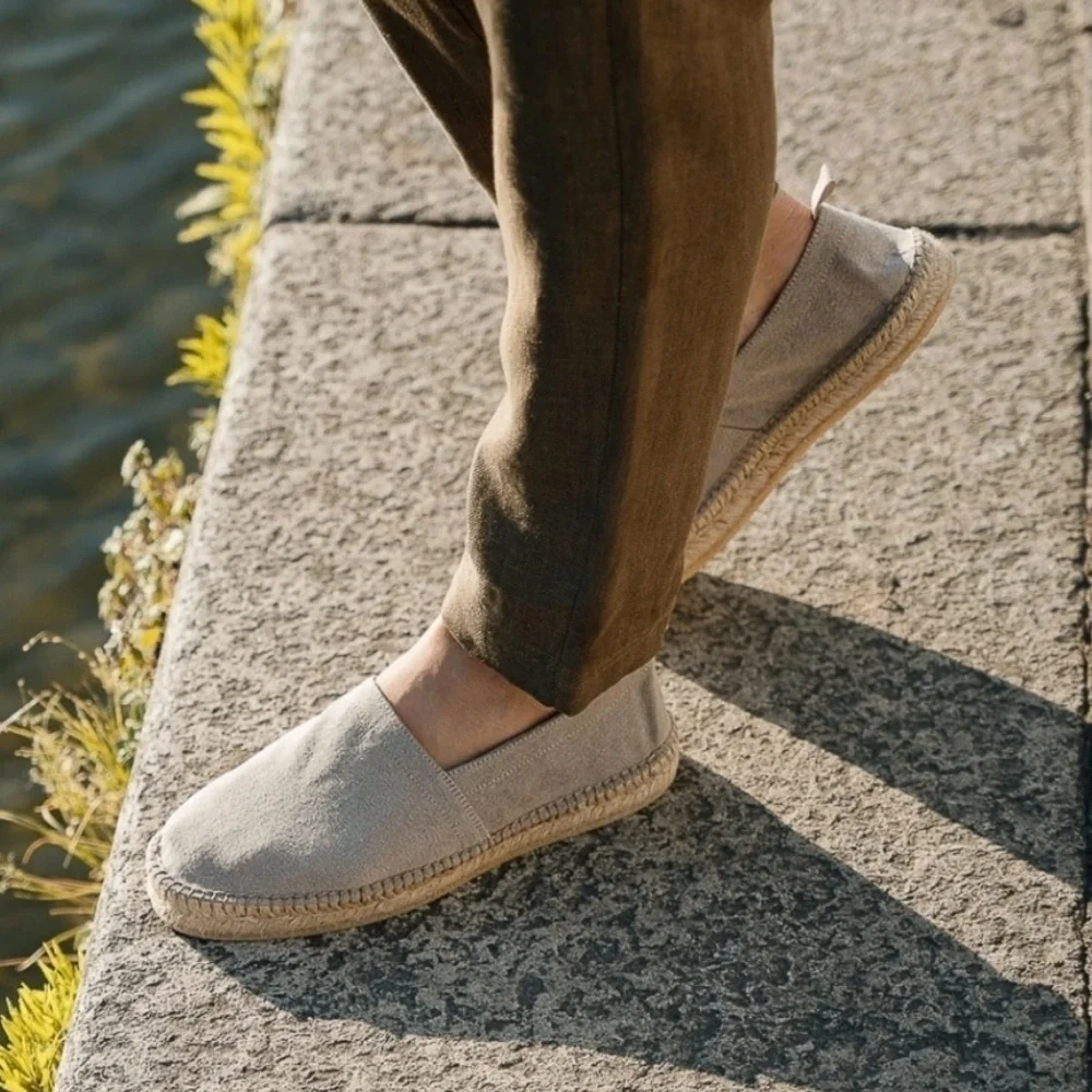 Fabiolas Suede Espadrilles Shoes Handcrafted in Spain Size EU 37